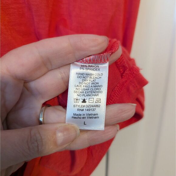 Double Zero Coral Tank Top | Women’s Large | Super Soft - Picture 4 of 5